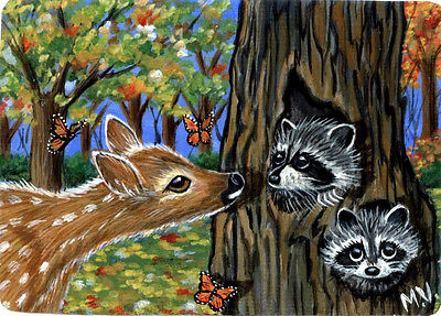 рисунок косуля